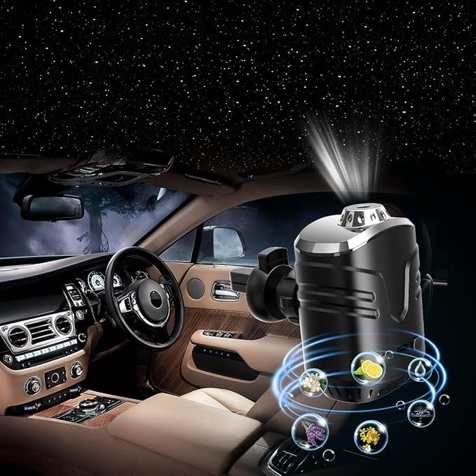 Star Lights for Car, Star Projector with Air Freshener